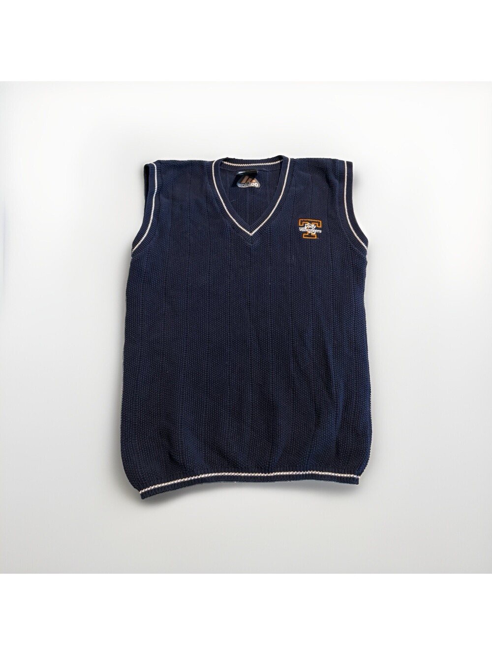 Adidas Tennessee Lady Volunteers Blue cable Knit Sweater Vest Sz Medium